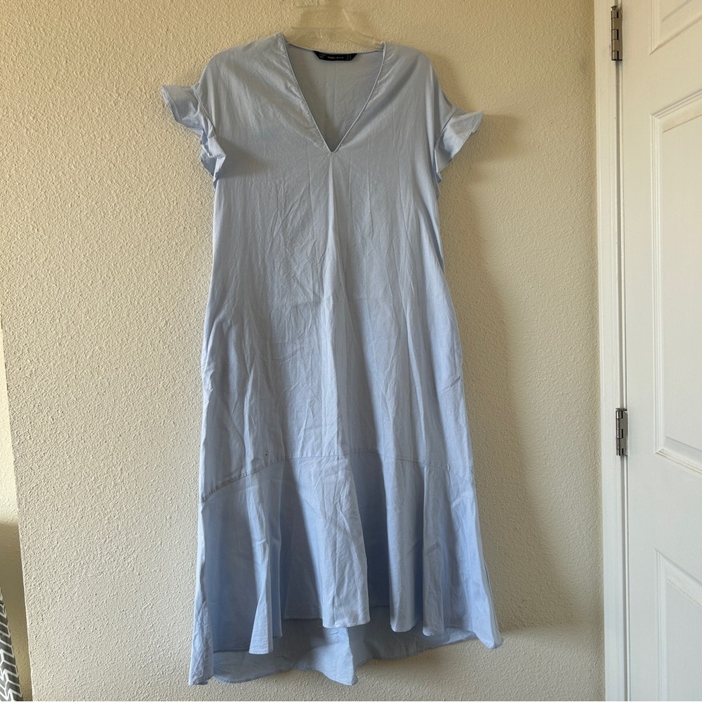ZARA Trafaluc Boho Cottagecore Contemporary Midi Maxi Dress Women’s Medium Party